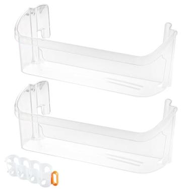 Imagem de Seentech 240323002 Caixa de prateleira de porta de geladeira para Frigi-daire & Ken-more – Substitui 240323002, 240323005, 240323006, 240323009, 240323010, prateleira inferior inferior (pacote com 2