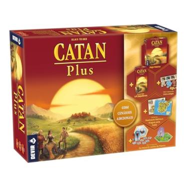 Imagem de DEVIR - JOGO DE TABULEIRO - CATAN PLUS 2023-3 A 6 JOGADORES - IDADE: 10 ANOS