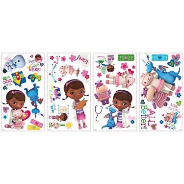 Imagem de RoomMates Adesivos de parede para destacar e colar da Doc McStuffins multicoloridos