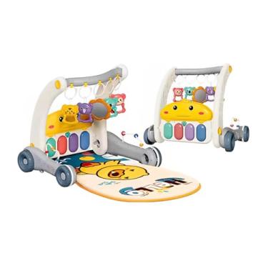 Imagem de Tapete De Atividades 2 em 1 Kidino Confortável Tapete de Atividades Bebe Com Andador Musical
