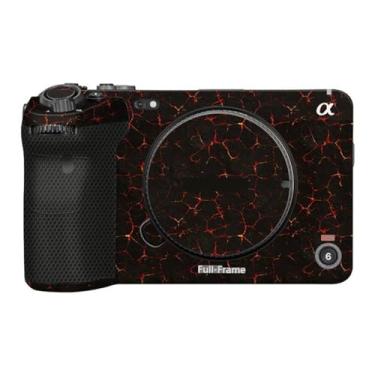 Imagem de JERXTTON Película protetora premium para câmera premium antirarranhões para Sony FX3 ILME-FX3 (lava vulcânica)