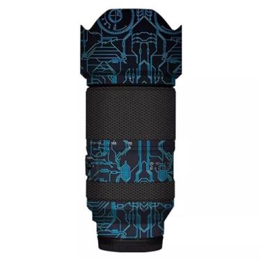 Imagem de Skin Lens Camera Skin Wrap Vinil Adesivo protetor para Tamron 70-180 mm F2.8 G2 A065 Acessórios de fotografia adequados para Sony Mount Camera 70-180 2.8 (azul circuito)