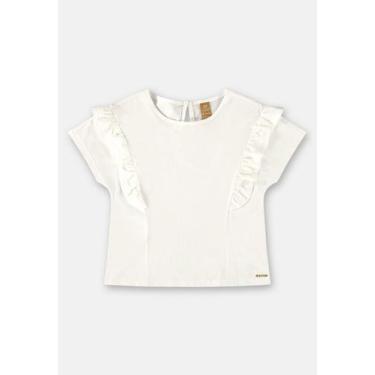 Imagem de Blusa Infantil Básica em Meia Malha Up Baby, Off, White, 12