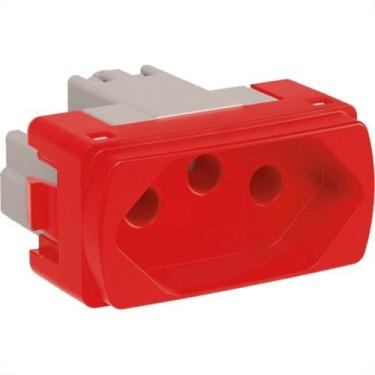 Imagem de Modulo Schneider Miluz 1 Tomada 20A. 2P+T. Vermelha - S3B70359