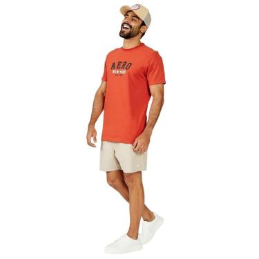 Imagem de Camiseta Aeropostale Silkada Terracota Masculina-Masculino