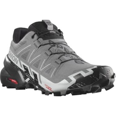 Imagem de Salomon Tênis masculino Speedcross 6, padrão, Tom silencioso/preto/azul pérola, 39