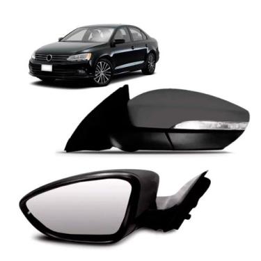 Imagem de Retrovisor Eletrico Retratil Com Pisca Jetta 2011 A 2018 - SP ACESSÓRI