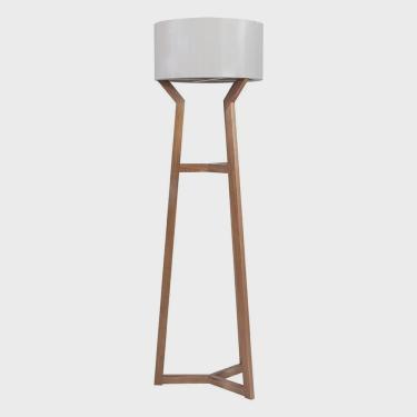 Imagem de Luminária de Piso Texas com Madeira Maciça e Mdf Fendi Fendi