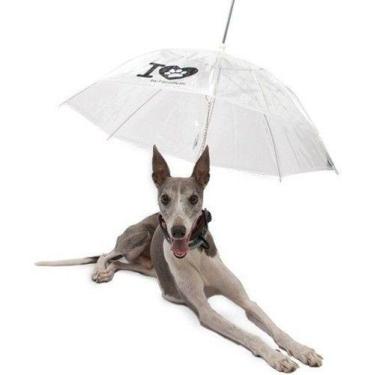 Imagem de Guarda Chuva Pet Para Cachorro Capa De Chuva Passeio Cães - Pano Sul