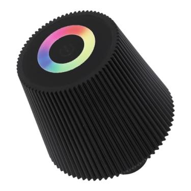Imagem de Lâmpada de Garrafa de LED Plissada Com 4 Modos de Luz, Luz RGB, Luz Noturna Sem Fio de 2000mAh para Barra de café, Família, Carregamento USB (BLACK)
