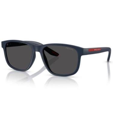Imagem de Óculos de Sol Prada Linea Rossa Azul PS06YS TFY06F-56-Masculino