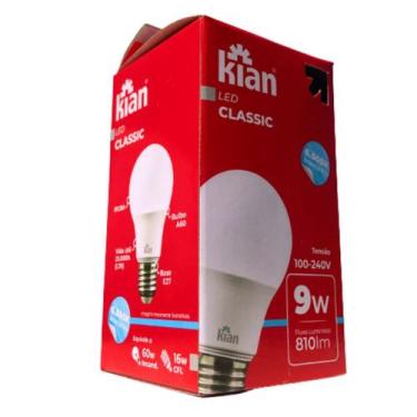 Imagem de Lâmpada LED 9w Luz Branca 6500k  Iluminação Interior Bivolt - Kian