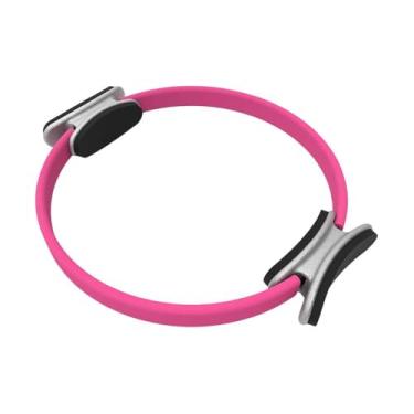 Imagem de UGPLM Pilates tocam para homens homens tonificando as coxas, braços e a coxa central da coxa para construção de fitness anel de fitness coxa treino, Rosa, 15inch