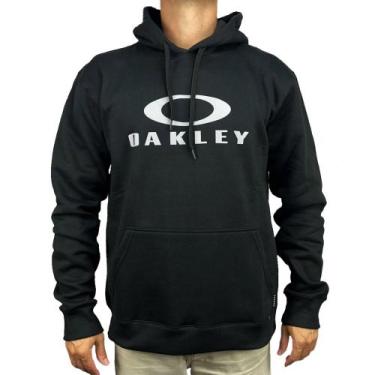 Imagem de Moletom Canguru Oakley Dual Hoodie II Blackout, M, Preto