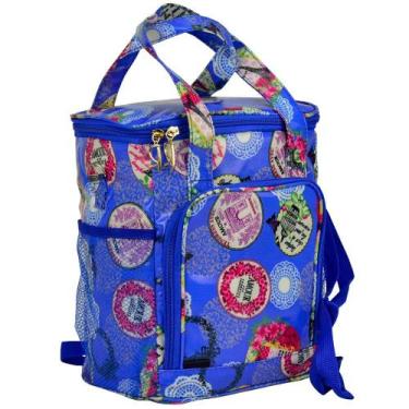 Imagem de Bolsa Feminina Necessaire Térmica Paris Azul CBRN17089 - Commerce Bras