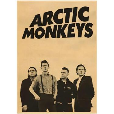 Imagem de Poster da Arte Arctic Monkeys - Pintura em Tela sem Moldura para Decor