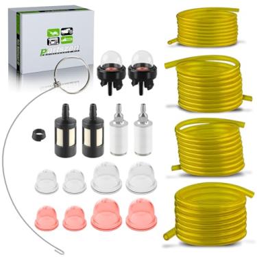 Imagem de partszen Kit de linha de combustível AC04122 Kit de filtro de combustível para motor pequeno Zama Poulan Craftman Ryobi Homelite Husqvarna Motosserra Eater de erva Daninha