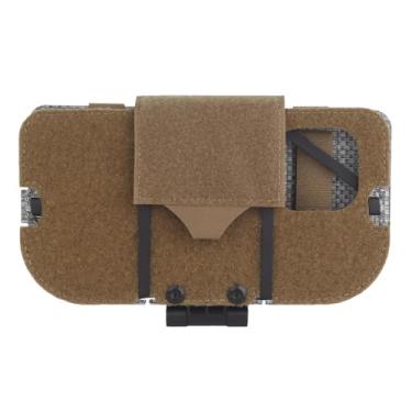 Imagem de Acessório de suporte de placa Airsoft Molle, suporte de telefone, placa de navegação leve ao ar livre para 15Pro, suporte de telefone dobrável grande angular suporte de peitoral suporte de colete