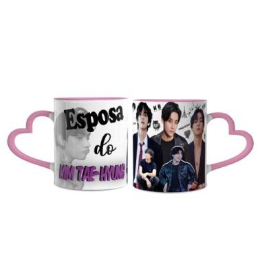 Imagem de Caneca BTS J- hope Esposa do Jung Hoseok - Lorraine Canecas, Rosa Cora