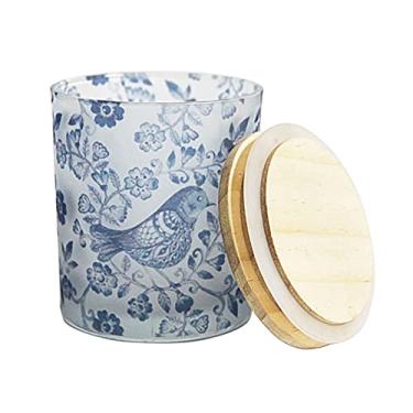 Imagem de Suporte de vela, suporte de vela, suporte de vela de vidro interno com tampa lâmpada de vela ornamentos decorativos adequados para sala de estar, quarto, sala de jantar, candelabros (cor: B)