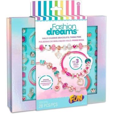 Imagem de Crie Suas Pulseiras Halo Pense Rosa FUN