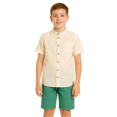 Imagem de Conjunto Infantil Menino C/ Camisa Linho Trick Nick 4 ao 14