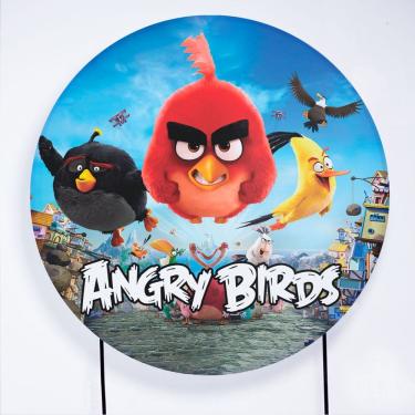 Imagem de Painel Decorativo para Festa 1,50x1,50 metros Vesti Fácil com Elástico Angry Birds - Fera Print