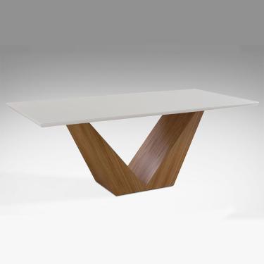 Imagem de Mesa de Jantar Versus 200cm X 100cm Laca Branca
