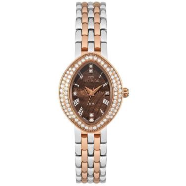 Imagem de Relógio Technos Feminino Mini Joia Bicolor - 2035nbm-1m