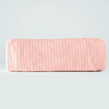 Imagem de Cobertor Hug Canelado Rosa