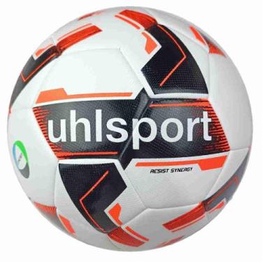 Imagem de Bola Futebol de Campo Society Uhlsport Synergy Costurada Pu, Vermelho