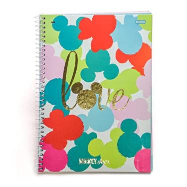 Imagem de Caderno Espiral Jandaia 10 Mat 160Fls Mickey Arts Love