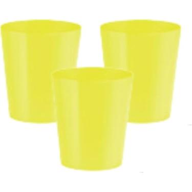 Imagem de Copinho de Doce Neon 25ml Acrílico Brilha na Luz Negra 10 Unid (Amarelo, Pequeno)