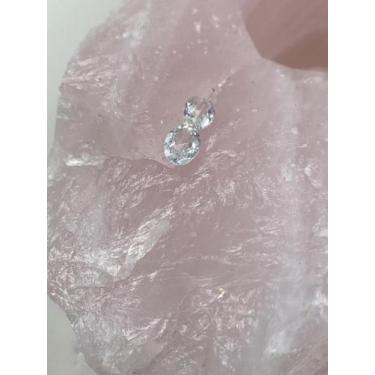 Imagem de Kit 2 Gemas Naturais Água-Marinha Oval Aprox. 5x7mm 1ct - Ponte Vecchi