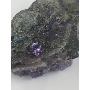 Imagem de Gema Natural Ametista Coração Aprox. 7mm 1.1ct - P. Vecchio - Ponte Ve