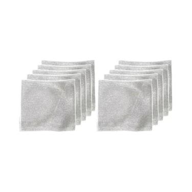 Imagem de Pano De Prato Mágico De Fio De Prata 10 Peças De Microfibra Espessada 