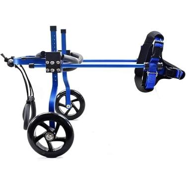 Imagem de Banco De Chuveiro Wrrac Liga De Alumínio Roda Dupla Cadeira De Rodas Para Animais De Estimação Cão Com Deficiência Carro De Caminhada Assistida Carro De Reabilitação De Pern, X-Small