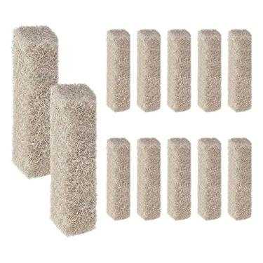 Imagem de NATEFEMIN 12 peças de almofada de remoção de amônia para aquário de peixes, mídia de filtro de aquário de substituição para filtro de energia Aqueon QuietFlow 10 LED PRO
