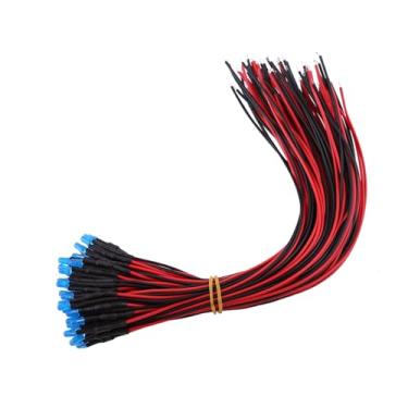 Imagem de Xixian 50pcs LEDs pré -compensados, Multicoloris Light 3/5/10mm para Iluminação de Hobby, Carro, Barco, Industrial, DIY, 20 Cm de Comprimento (3mm)