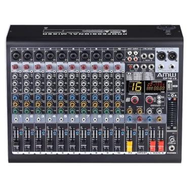 Imagem de Mesa de Som AMW CP10, 10 Canais, Mixer Profissional com Bluetooth, DSP e Interface de Áudio, Bivolt