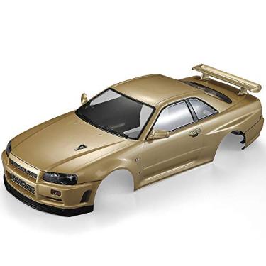 Imagem de Goolsky Killerbody 48646 Skyline (R34) Moldura de estrutura para carro de corrida elétrico Touring RC DIY (dourado)