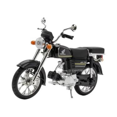 Imagem de HONDA JH-70 Mini Moto Brinquedo Em Escala 1:12, Metal Fundido, Som, Lu