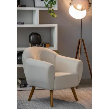 Imagem de Poltrona Grace - Linho Cru - Sofá de Fábrica