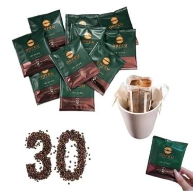 Imagem de Kit 30 Sachês Café Especial Drip Coffee Intenso Orfeu
