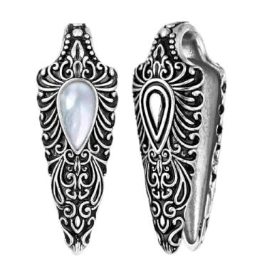 Imagem de Earblity Cabeça de pássaro, ganchos de orelha de cobra hipoalergênicos 316L de aço inoxidável para orelha esticada expansor de piercing de lóbulo de orelha alargador de orelha calibres joias corporais, For Ear Lobe in 7/8" 22mm) or Larger, Aço inoxidável Metal, Sem pedras preciosas