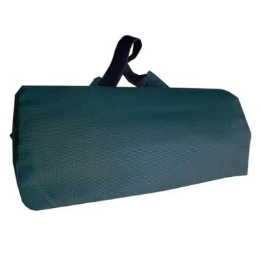 Imagem de Bothyi Almofada de cabeça para espreguiçadeira ao ar livre, almofada de encosto de cabeça para cadeiras de praia com faixa elástica, acessórios, de fácil de, Verde Escuro