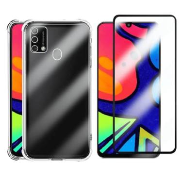 Imagem de Capa Protetora Transparente Anti-Impacto com Película de Vidro 3D Compatível Samsung Galaxy M21S