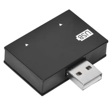 Imagem de SUNGOOYUE Longa Livrada USB -HUB -HUB Conexão Compacta Portador de Carregamento Splinter para Laptop Computadores para Trabalhadores de Escritório (Preto)