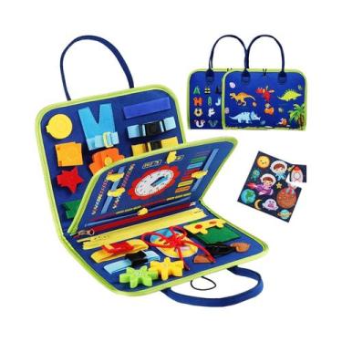 Imagem de Placa De Atividades Montessori Para Bebês, Educativa Para Vestir, Habi