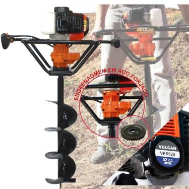 Imagem de Perfurador De Solo Vulcan Trent Vps520 C/ Broca 80x20cm 52cc